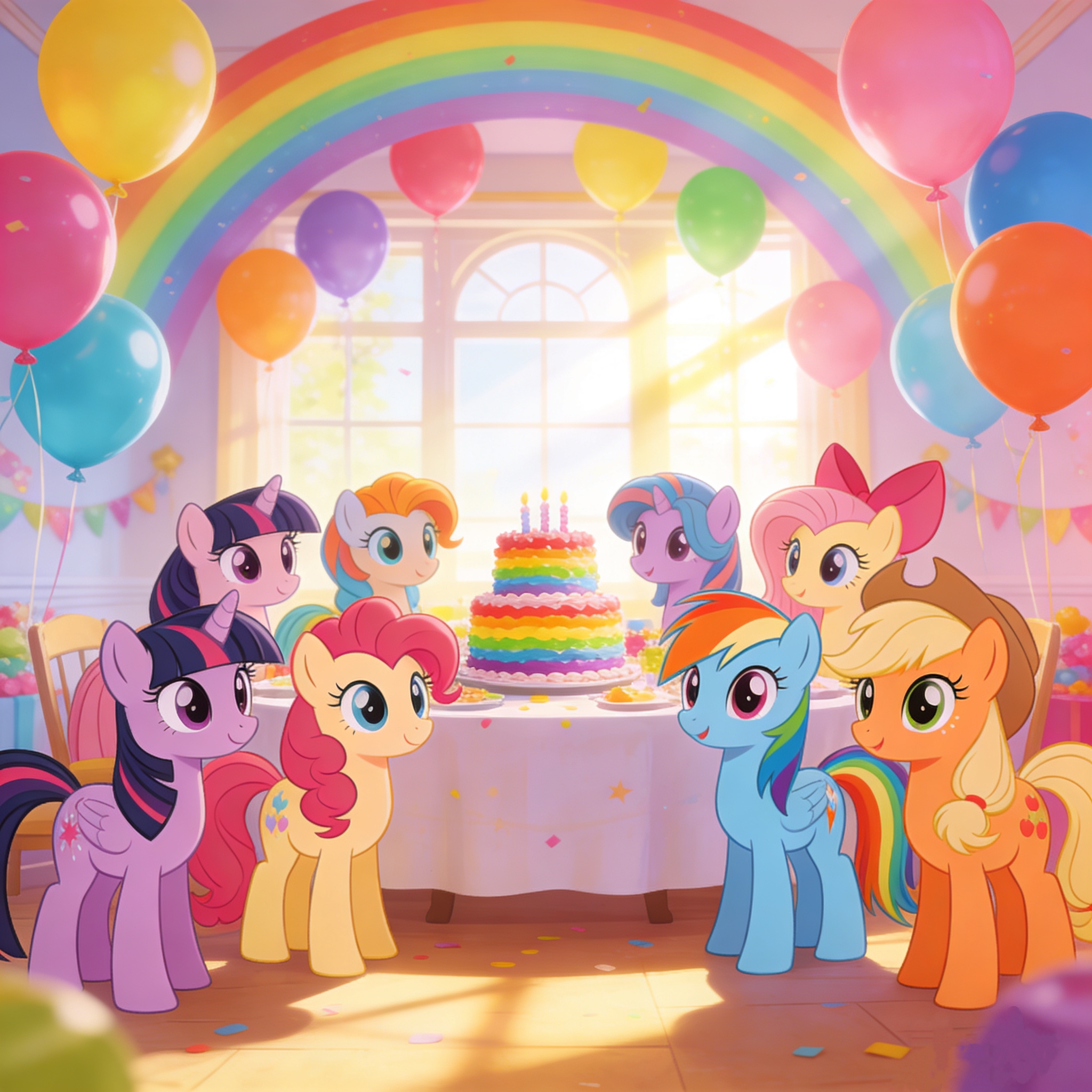 友谊的魔法已就位！12.27日15:00小马宝莉主题生日派对开放报名，钻石贴贴画+免费蛋糕分享~就等你来