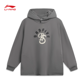 李宁反伍BADFIVE男子套头连帽卫衣AWDV863