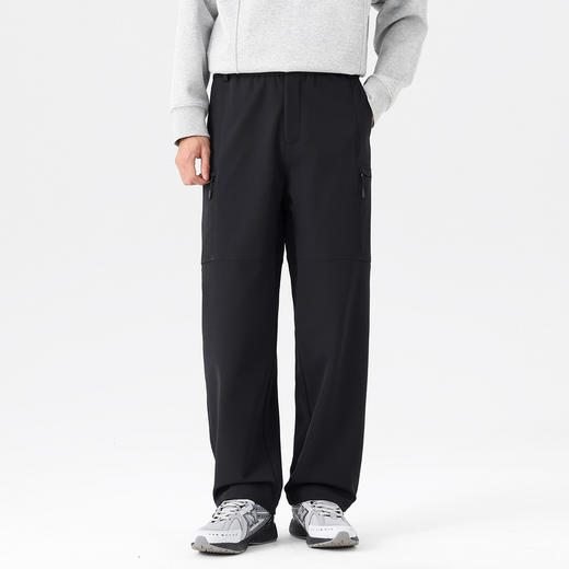 GXG男装【工装口袋】25秋季时尚舒适松紧腰男式运动直筒休闲裤K&C 商品图1