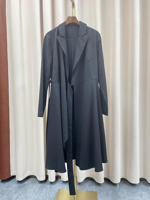 「断码清仓」高级感V领系带收腰不规则西装裙 L码 ZFYY199 商品图4