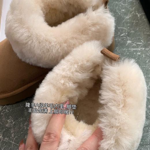 柜上2000+！塔资勒澳羊皮毛一体厚底雪地靴毛毛短靴2025冬新款! 商品图2