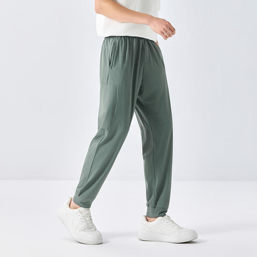 GXG男装25夏季松紧腰柔软舒适轻薄透气收口百搭男式休闲裤K&C 商品图10