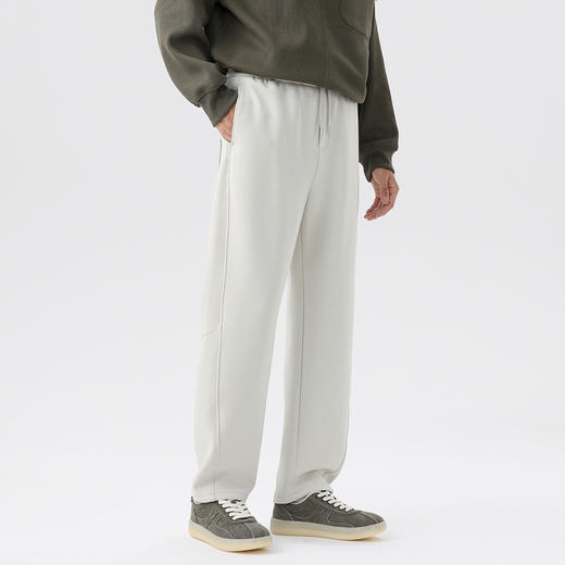 GXG男装【含莫代尔】25秋季时尚松紧腰亲肤舒适男式直筒休闲裤K&C 商品图7