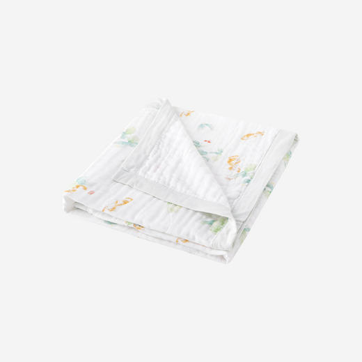 【商场同款】英氏儿童浴巾婴儿纱布浴巾纯棉六层纱布吸水裹巾新款 商品图4
