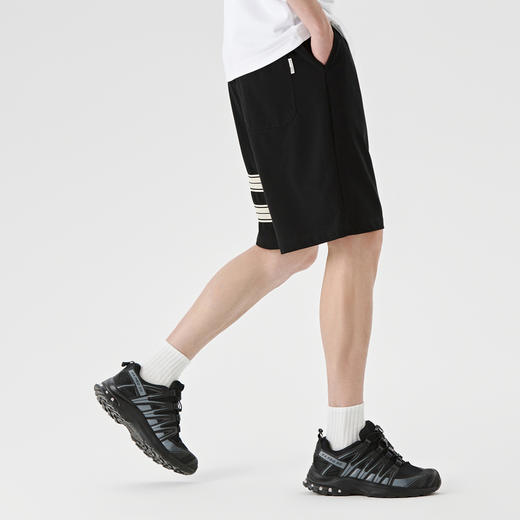 GXG男装【撞色条纹】夏季薄款运动休闲短裤男士五分直筒裤K&C 商品图3