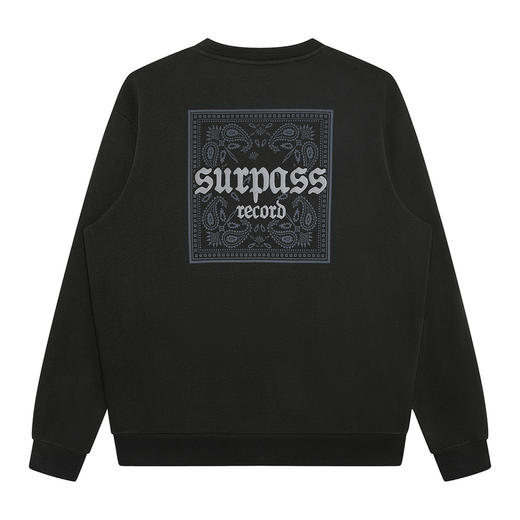 GXG男装【纯棉】秋季简约字母印花男款休闲圆领长袖卫衣K&C 商品图1