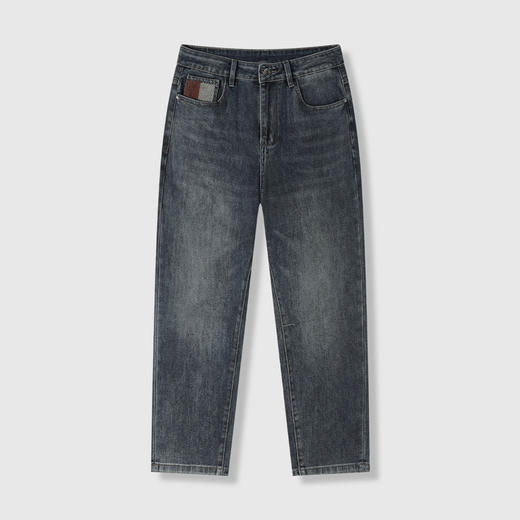 GXG男装25秋季日常通勤亲肤牛仔裤潮流休闲简约百搭男式锥形裤K&C 商品图5