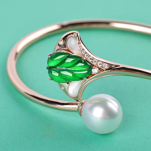 【长相依】绿翠珍珠手环 SZ2512061 商品图2