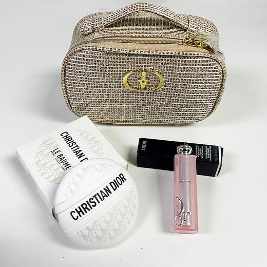 【圣诞限定 送迪奥化妆包】DIOR迪奥老花霜50ml+迪奥润唇膏3.2g #001 一般贸易 商品图13