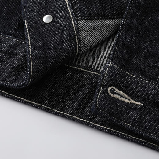 GXG男装25冬季简约翻领通勤百搭休闲外套日常户外男式牛仔夹克K&C 商品图11