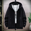 GXG男装冬季宽松休闲开衫百搭简约男式连帽卫衣外套K&C 商品缩略图2