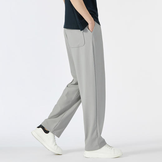 GXG男装夏季时尚抽绳休闲裤男士日常百搭直筒长裤K&C 商品图5