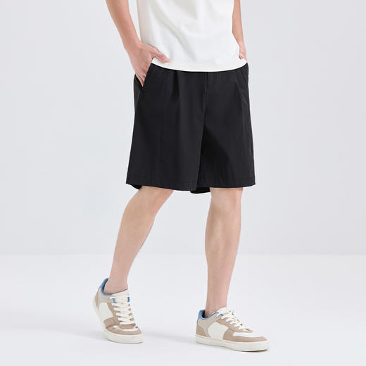 GXG男装25夏季潮流个性运动百搭休闲五分裤宽松舒适男式直筒短裤K&C 商品图1