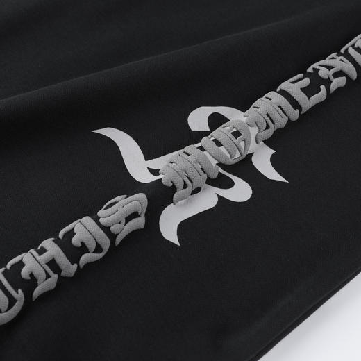 GXG男装【哥特字母】冬季时尚后背字母印花男士加绒保暖圆领卫衣K&C 商品图3