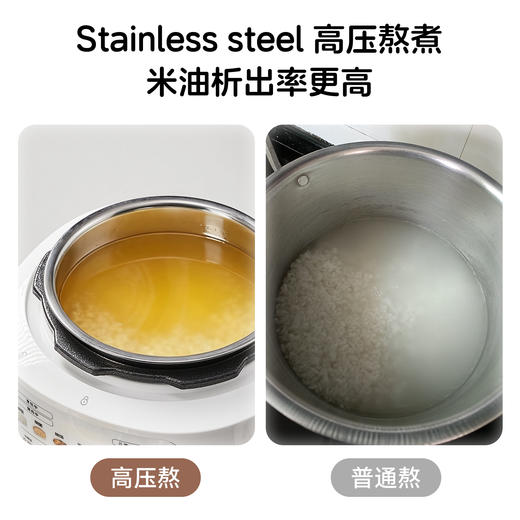 浦利顿宝宝米油辅食电压力锅高压锅不锈钢BB婴儿PLD-WYB-B258 商品图2