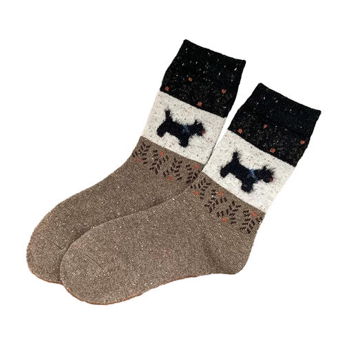 鹿鹿推荐·【可爱小狗】3对秋冬保暖毛绒小狗中筒袜【贴身衣物不退换】
 商品图1