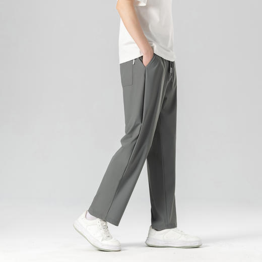 GXG男装【轻薄透气】夏季时尚百搭男款运动风休闲直筒长裤K&C 商品图10