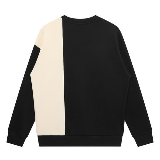 GXG男装秋季男款简约休闲潮流拼接撞色圆领厚款卫衣K&C 商品图1