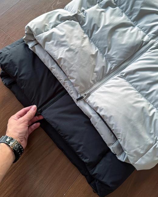 D121553长款羽绒服钛肌泡B1361仿生科技情侣款途徒步滑雪旅行外套 商品图5