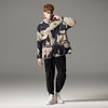 PINLI品立2025秋季新品工装印花多口袋夹克外套潮男连帽休闲茄克B252104052 商品缩略图4