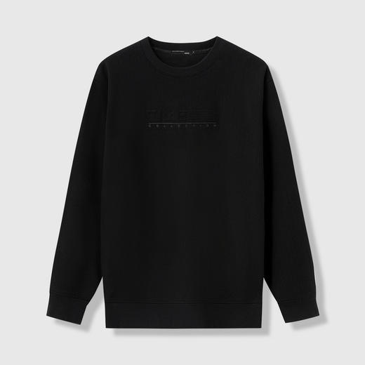 GXG男装25秋季简约纯色百搭运动休闲日常通勤宽松男式圆领卫衣K&C 商品图4