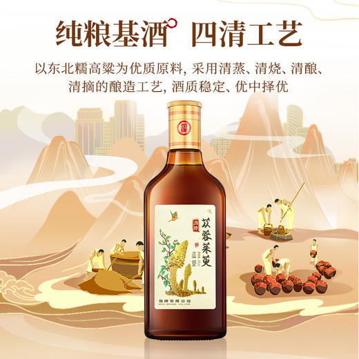 【新品】500ml40 度劲牌苁蓉茱萸酒 商品图3