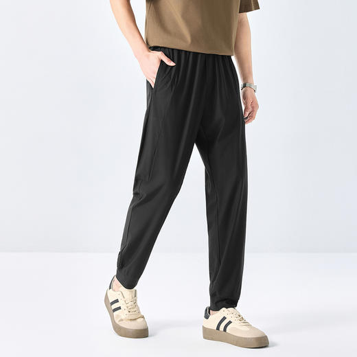 GXG男装25夏季松紧腰柔软舒适轻薄透气收口百搭男式休闲裤K&C 商品图6