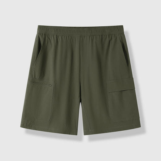 GXG男装25夏季时尚舒适松紧腰轻薄透气五分裤男式直筒休闲短裤K&C 商品图10