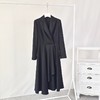 「断码清仓」高级感V领系带收腰不规则西装裙 L码 ZFYY199 商品缩略图1