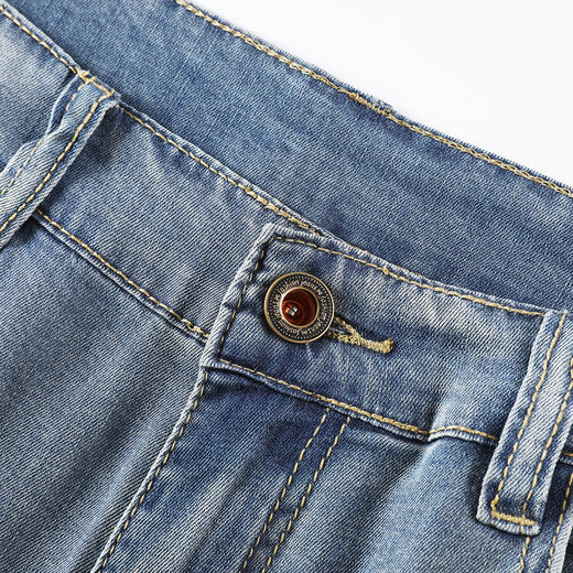 GXG男装【莱赛尔】25夏季简约直筒舒适透气冰氧吧男式直筒牛仔裤K&C 商品图8