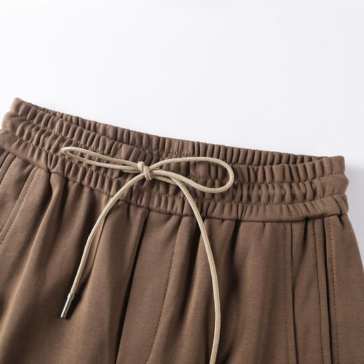 GXG男装25春季时尚拼接简约纯色松紧腰男式束脚休闲长裤K&C 商品图5