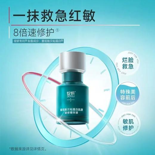 绽妍JUYOU贻贝速修精华液 贻贝粘蛋白敏感修护屏障褪红提亮舒缓 油痘精华液 商品图2