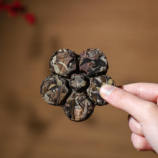 有机茶果子礼盒含普洱、白茶两种有机古树茶，搭配 6 款有机果仁菓子 商品图5