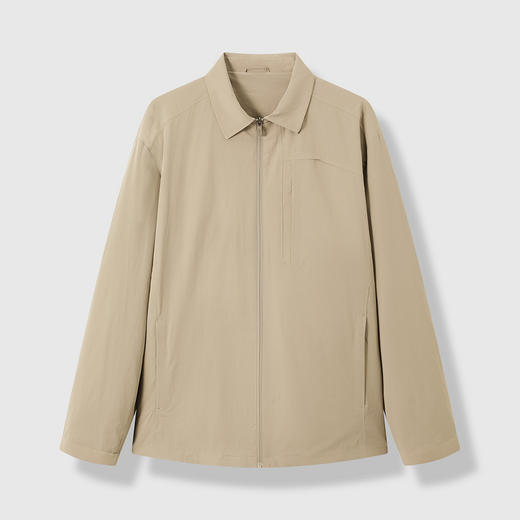 GXG男装25秋季经典翻领商务夹克简约百搭日常通勤男式休闲上衣K&C 商品图4