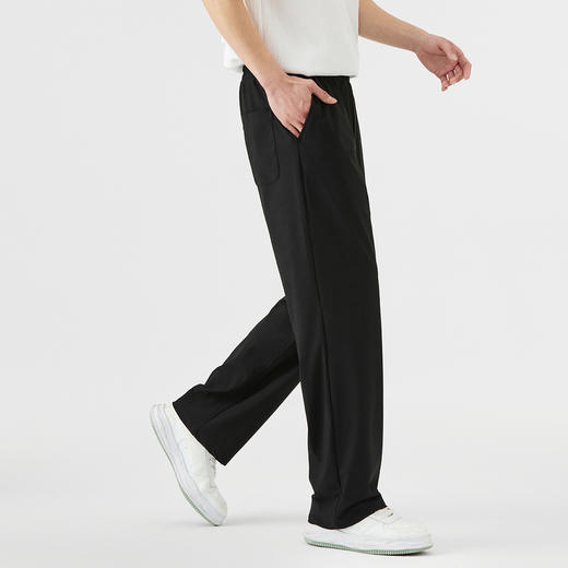 GXG男装【防水防晒】25夏季时尚松紧腰凉感透气男式直筒休闲裤K&C 商品图2