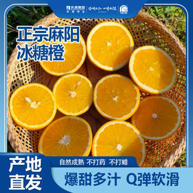 【正宗麻阳冰糖橙之乡橙子】源头直发 自然成熟 不打药 不打蜡 爆甜多汁 Q弹软滑