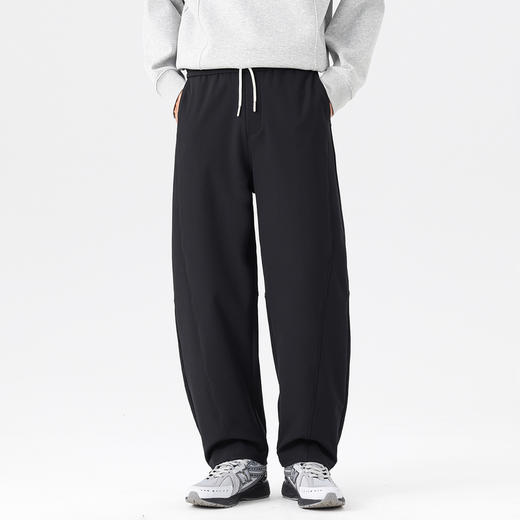 GXG男装25秋季时尚抽绳直筒运动裤时尚百搭户外运动男式休闲裤K&C 商品图1