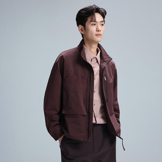 GXG男装【多口袋】25秋季时尚潮流百搭外套通勤休闲男式立领夹克K&C 商品图4