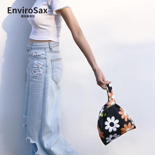 EnviroSax午餐包背心式手提环保袋加厚防水便当包可折叠时尚 商品图4