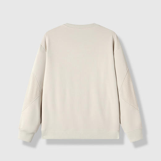 GXG男装秋季时尚拼接简约百搭罗纹圆领男式套头卫衣K&C 商品图3