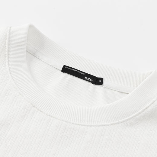 GXG男装25秋季简约纯色百搭运动休闲日常通勤宽松男式圆领卫衣K&C 商品图8