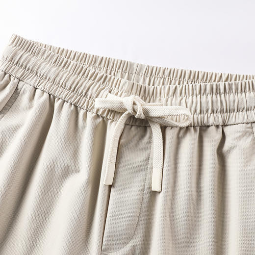 GXG男装25夏季时尚撞色抽绳舒适松紧腰简约百搭男式束脚长裤K&C 商品图12