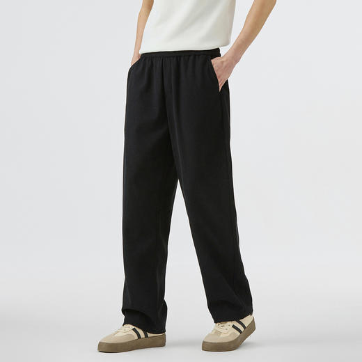 GXG男装25夏季时尚松紧腰抽绳运动休闲舒适百搭男式直筒长裤K&C 商品图1
