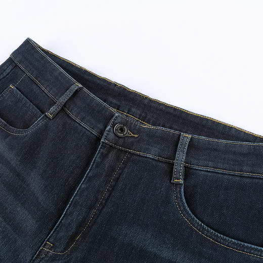 GXG男装【加绒加厚】冬季时尚百搭潮流牛仔休闲男式直筒裤K&C 商品图4