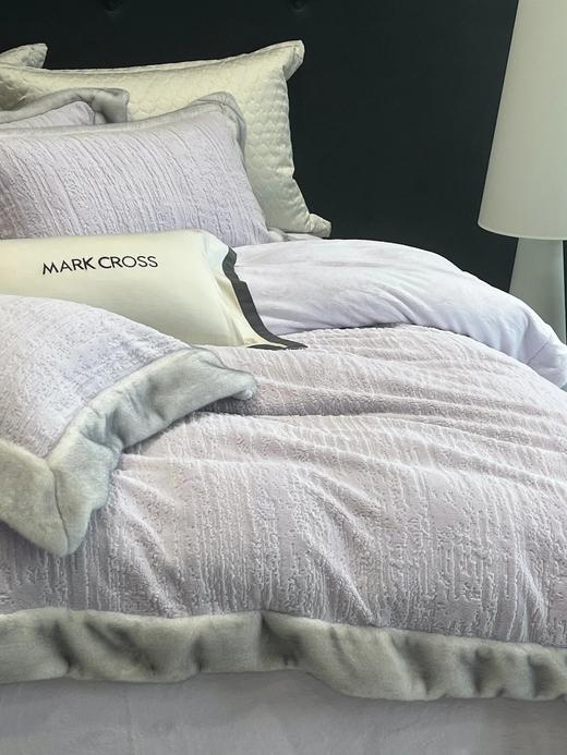 【𝐌𝐀𝐑𝐊 𝐂𝐑𝐎𝐒𝐒玛洛驰￨高奢暖绒立体浮雕熊极绒·融冬北极狐四件套】带来更透气、更保暖更防螨的睡眠体验WD 商品图3