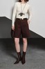 2025冬季新款高腰加厚羊毛A字五分西装短裤靴裤（配腰带） 商品缩略图10