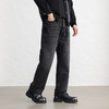 GXG男装25秋季弹力舒适半松紧腰百搭宽松日常通勤直筒男式牛仔裤K&C 商品缩略图3