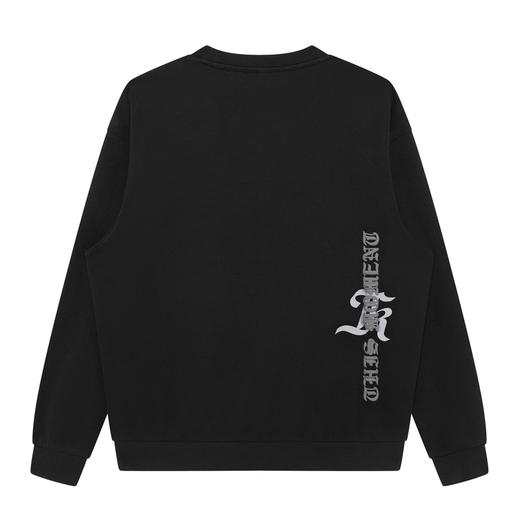 GXG男装【哥特字母】冬季时尚后背字母印花男士加绒保暖圆领卫衣K&C 商品图1