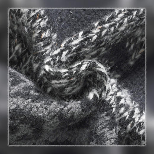 Bella Futura 探雪麋鹿 · 牦牛绒羊毛浮现提花夹花费尔岛针织毛衣 商品图5