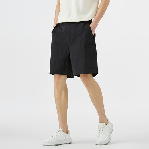 GXG男装【工装多袋】25夏季插扣腰带松紧腰户外沙滩男式休闲短裤K&C 商品图4